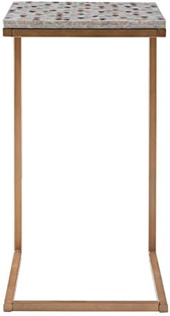 Gold Metal Accent Table E231