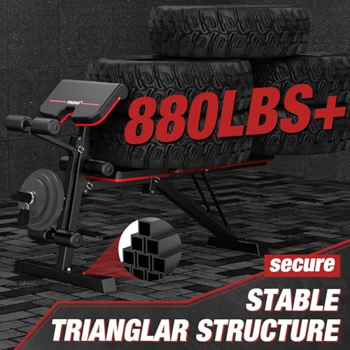 800 LB Adjustable Incline Decline Weight Bench B91043