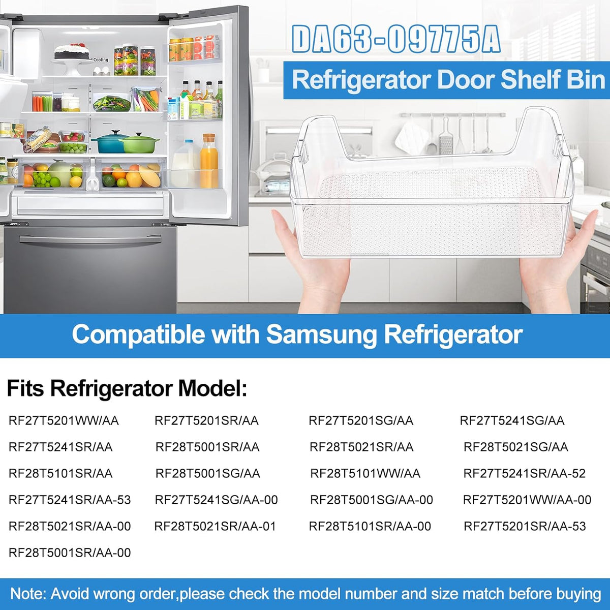 Refrigerator Door Shelf Bin T91500