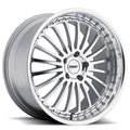 Silver 17x8 5x108 40 Wheel E254
