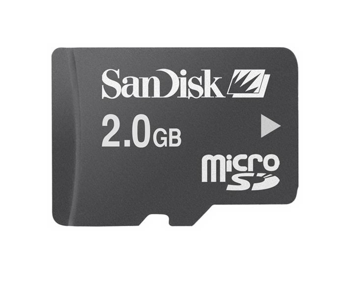 2GB microSD Flash Memory Card E743519