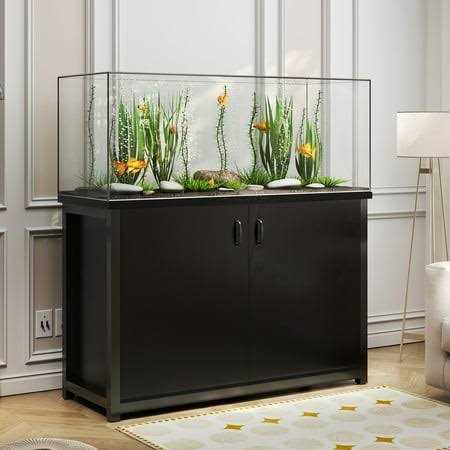 55-75 Gallon Aquarium Stand with Cabinet and Charging Station U34270