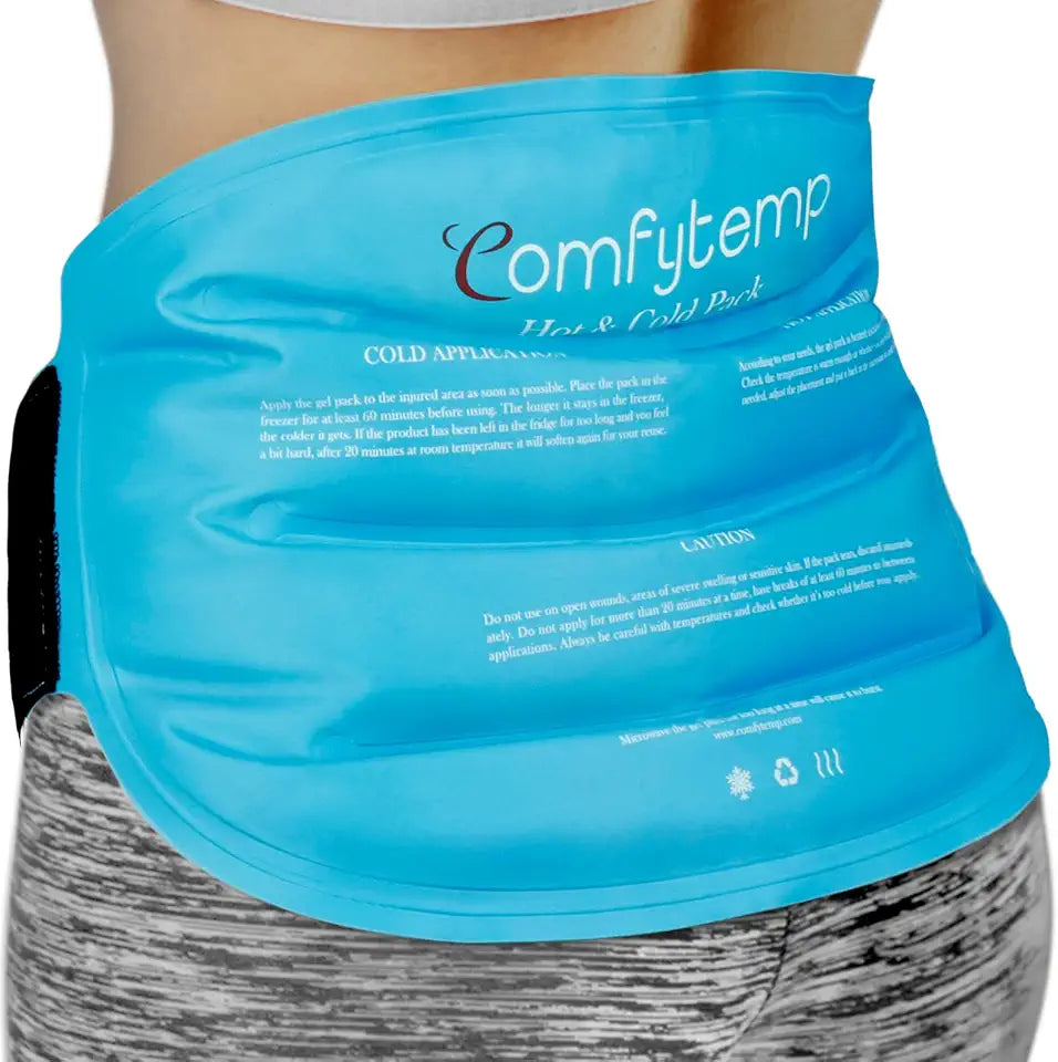 Large Ice Pack and Wrist Ice Pack Wrap 2 Packs O79394