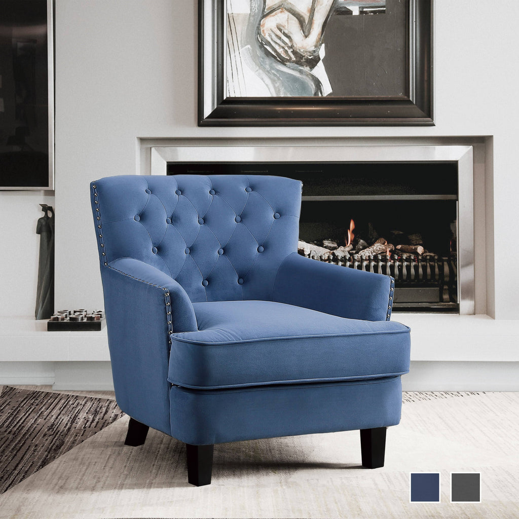 Grey Accent Chair M3461