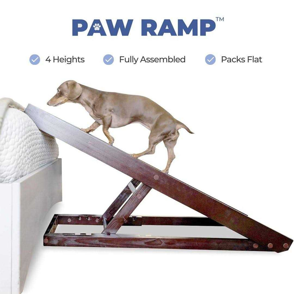 Natural Wood PawRamp for Small & Large Dogs O686925