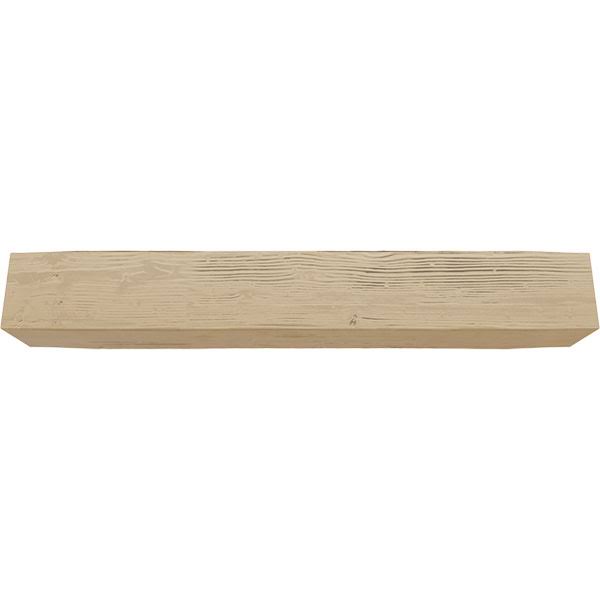 Sandblasted Faux Wood Fireplace Mantel, Natural Pine B37922