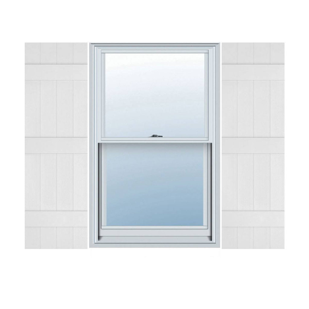 Board-n-Batten Shutters with Installation Shutter-Lok Y43241