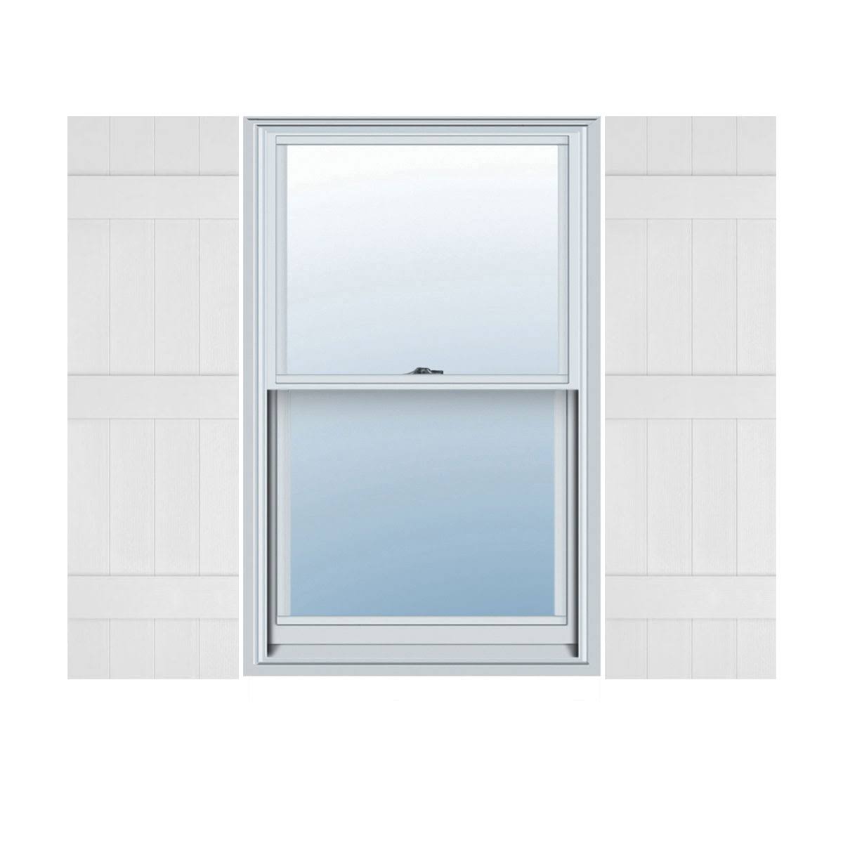 Board-n-Batten Shutters with Installation Shutter-Lok Y43241