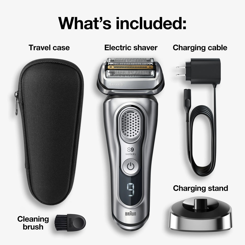 Wet Dry Electric Shaver with Charging Stand M31840