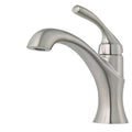 Single Hole Bathroom Faucet with Metal - Brushed Nickel E961