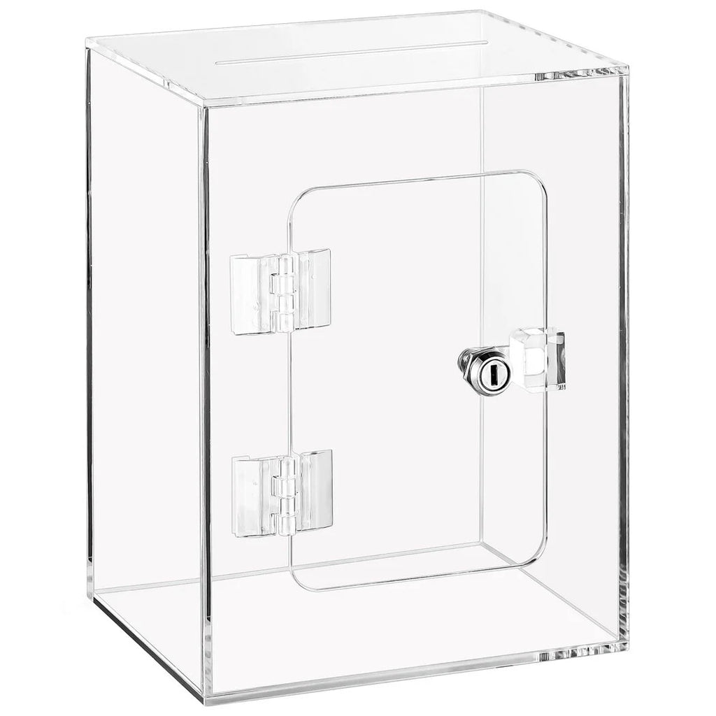 Clear Piggy Bank with Lock and Key N10291