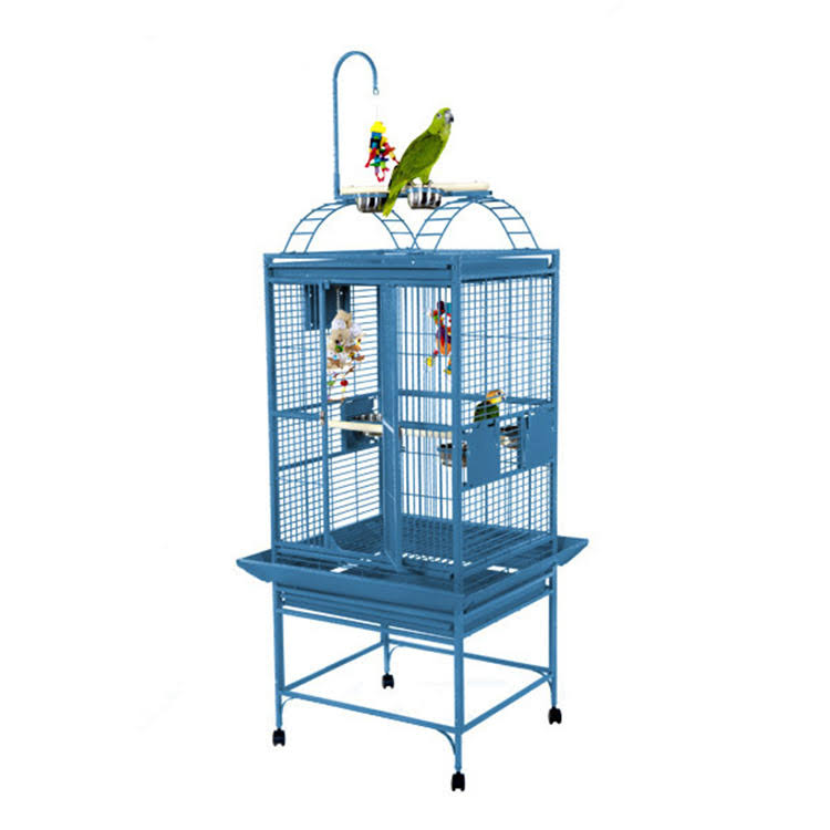 Black Medium Play Top Bird Cage T9525