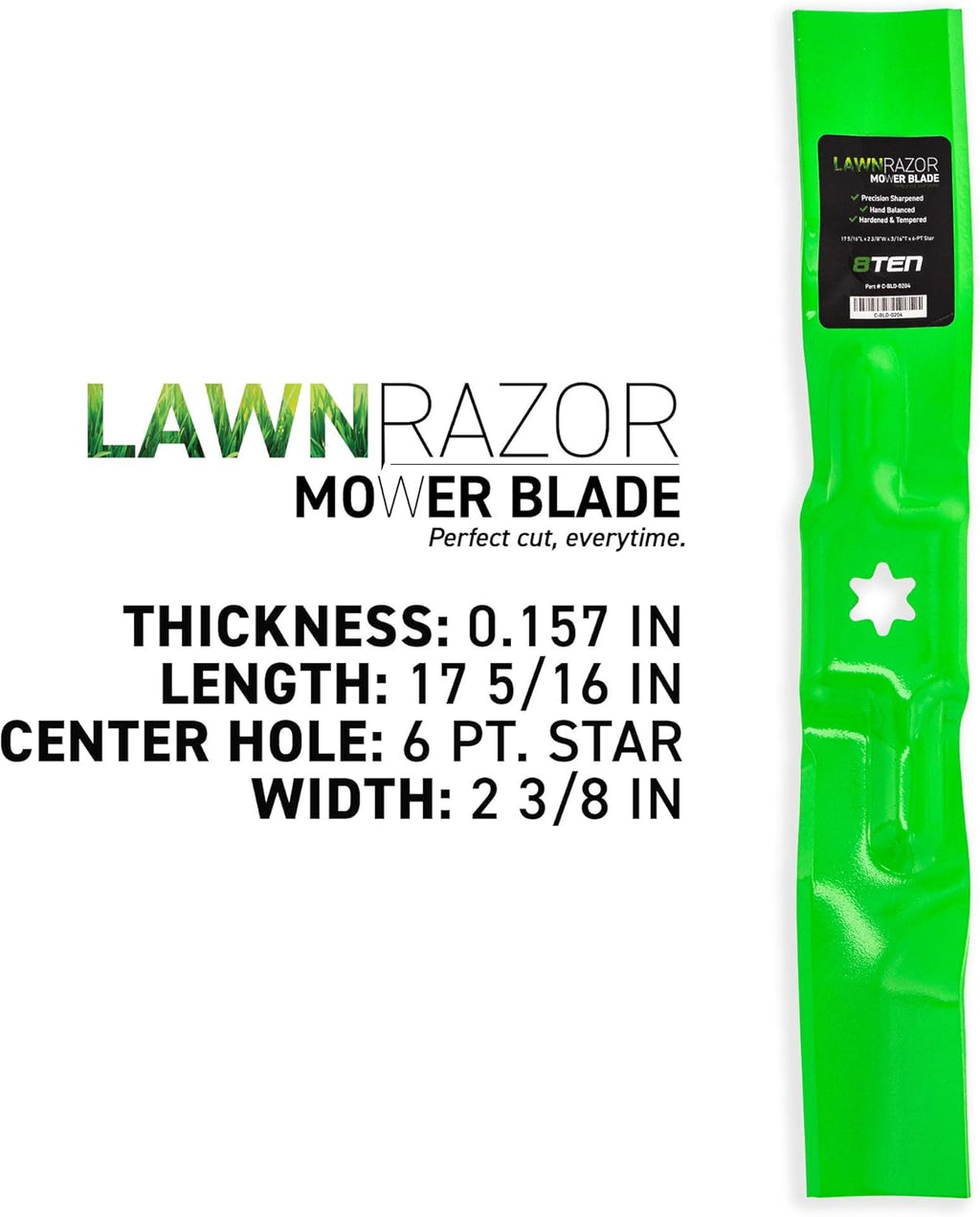 50 inch Cut Deck Mulch Mower Blade 3 Pack F7432
