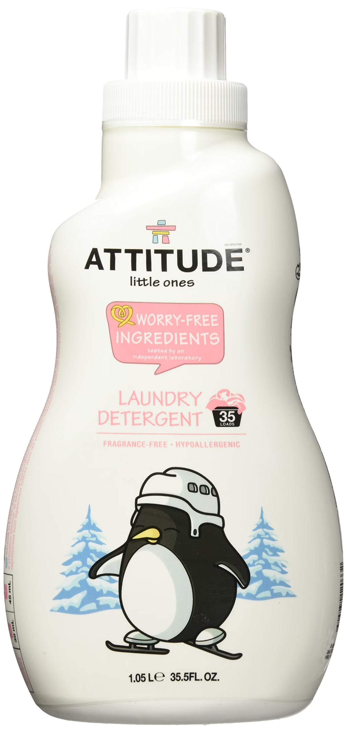 Fragrance-Free 3X Concentrated Liquid Laundry Detergent, 35.5-Ounce Bottles (Pack Of 6) P519