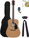 Sunburst Dreadnought Acoustic Guitar Bundle with Gig Bag U973047