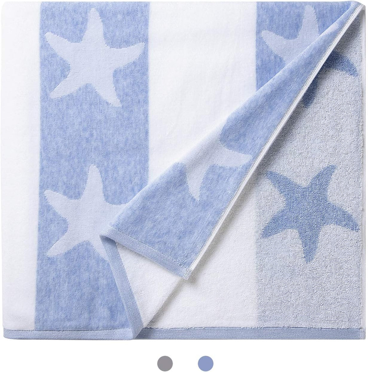 3 Pack 35 x 70 Inch Cotton Velour Beach Towel O7729