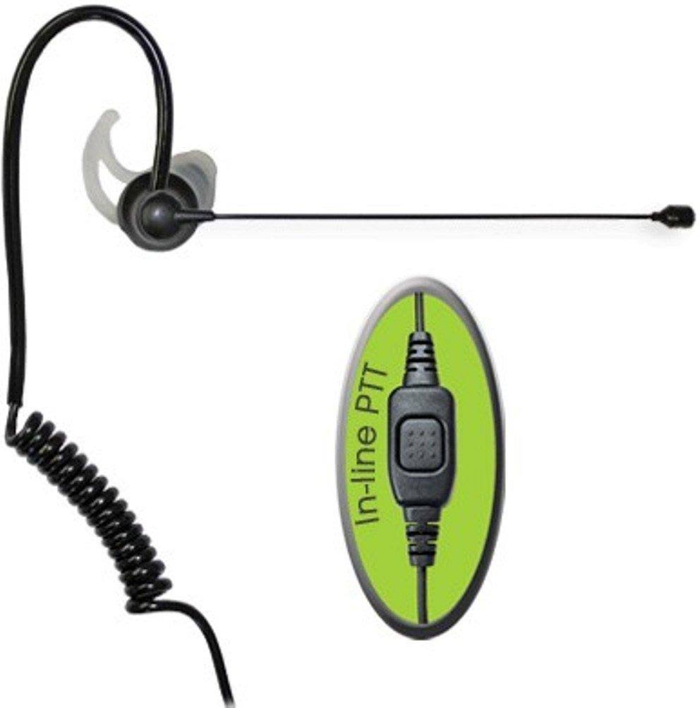 Noise Canceling Boom Microphone with Flat PTT X889