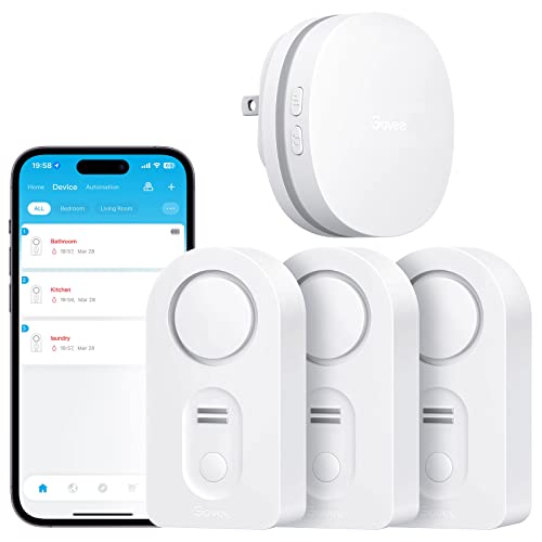 WiFi Water Leak Detector 3 Packs T6427