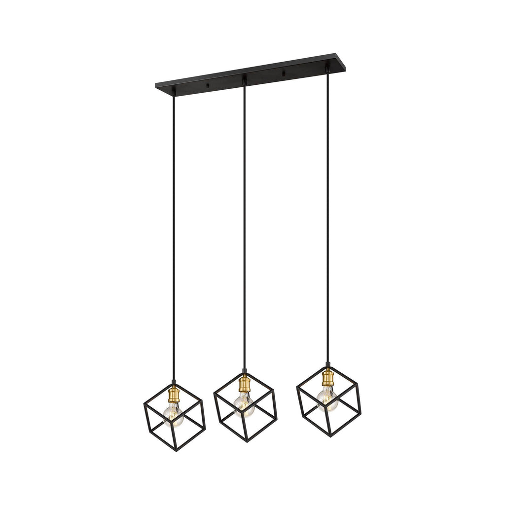 3 Light Island Light Bronze Finish K211