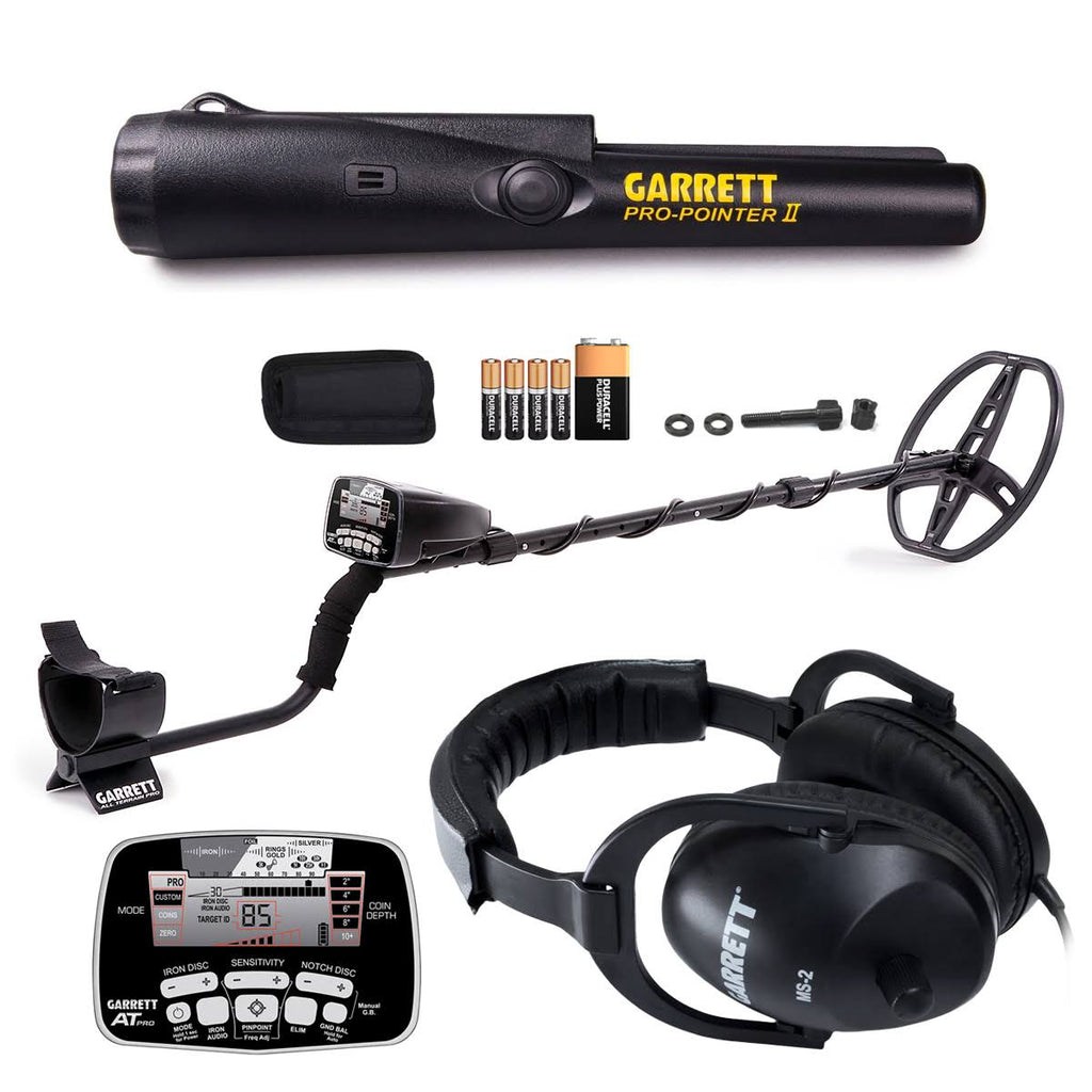 Waterproof Metal Detector with Headphones and Pinpointer K63797