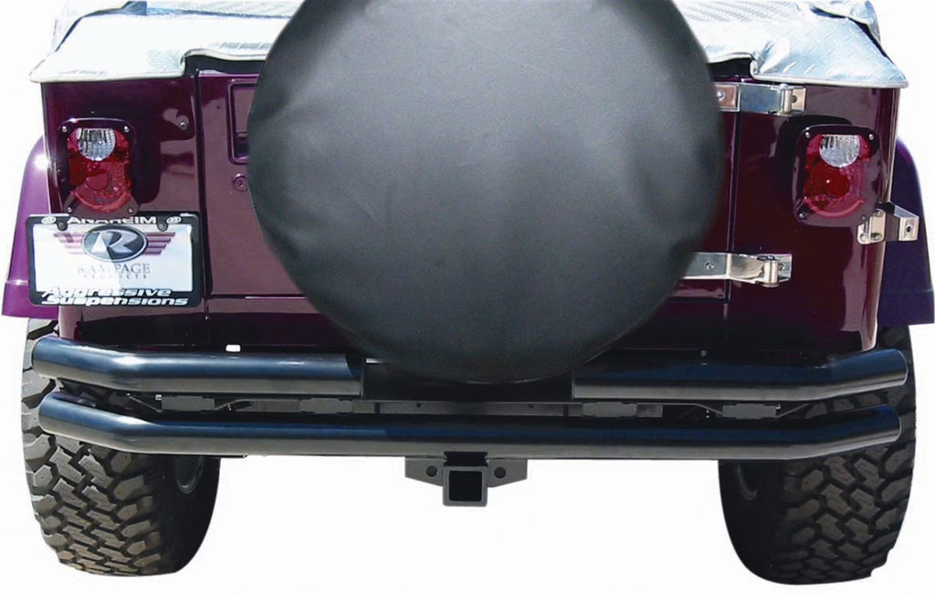 Black Double Tube Rear Bumper C229023