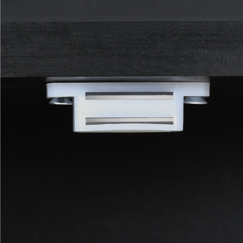 Black Over The Toilet Storage Cabinet with Door and Adjustable Shelf Z9614
