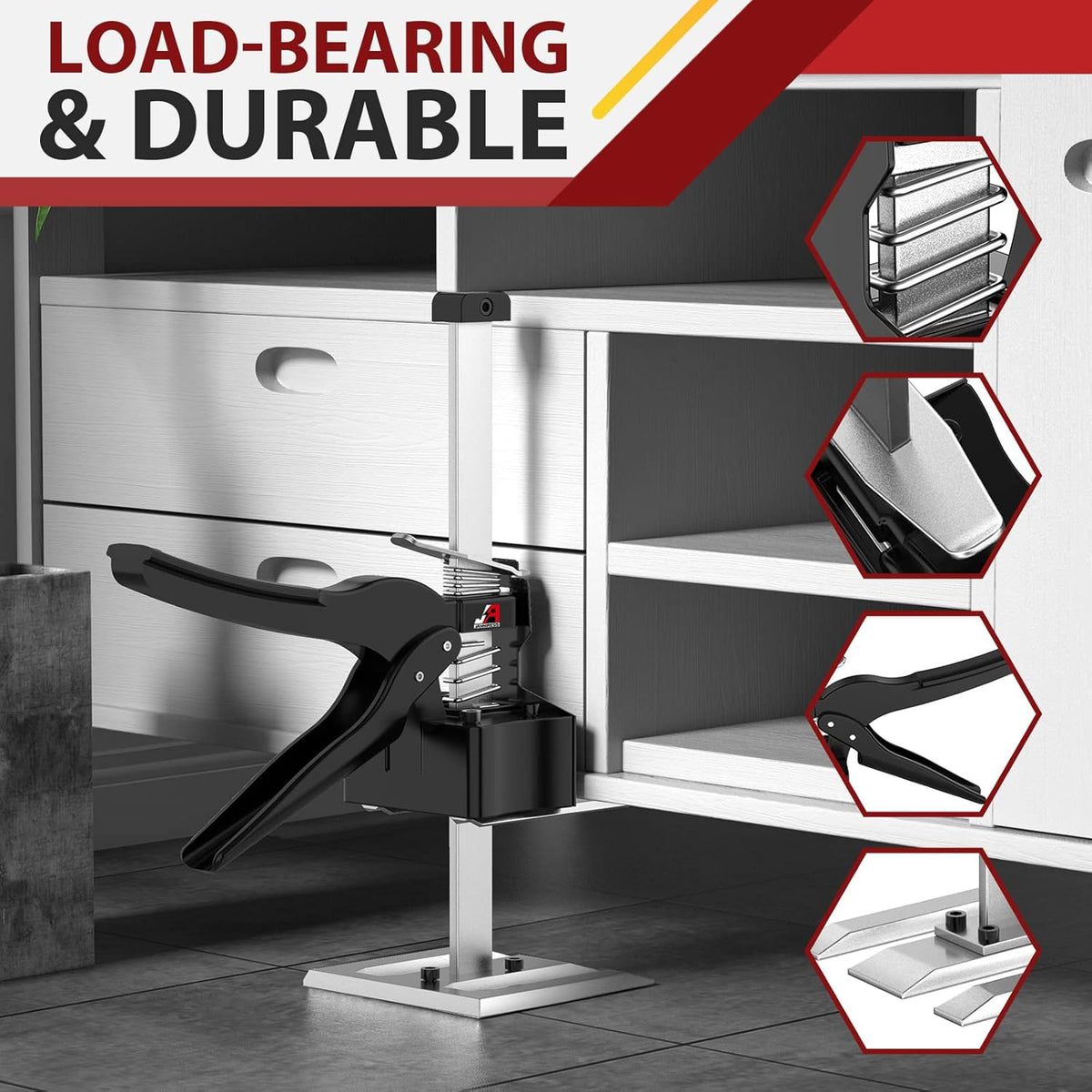 12 in Construction Jack, 440LBS Load, 2 Pack P340