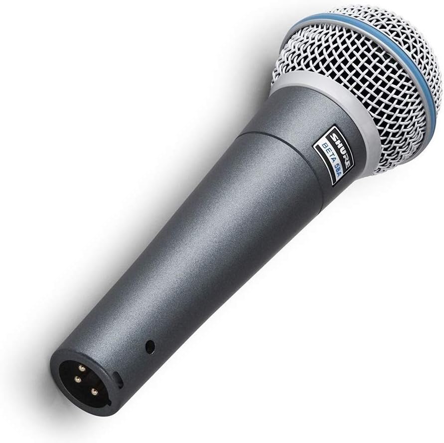 Supercardioid Dynamic Vocal Microphone with Stand Adapter and Storage Bag F58708