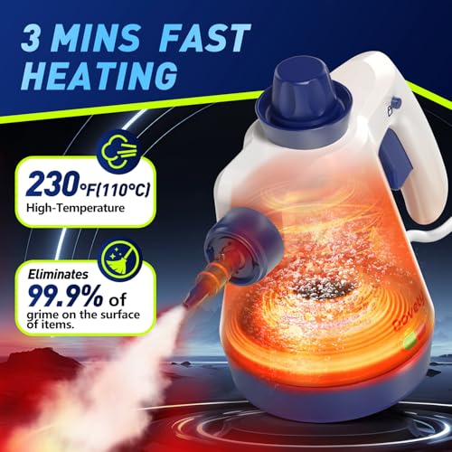Pressurized Handheld Steam Cleaner with 12pcs Accessories G28616