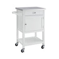 White Apartment Cart B793
