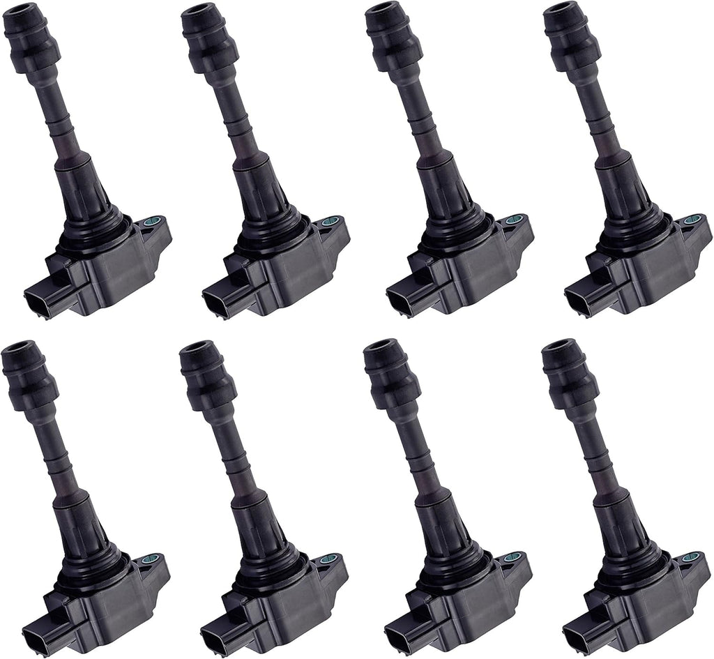 Set of 8 Ignition Coil Pack Compatible with Nissan Infiniti Titan Pathfinder Armada NV2500 NV3500 QX56 4.0L 5.6L Y3542
