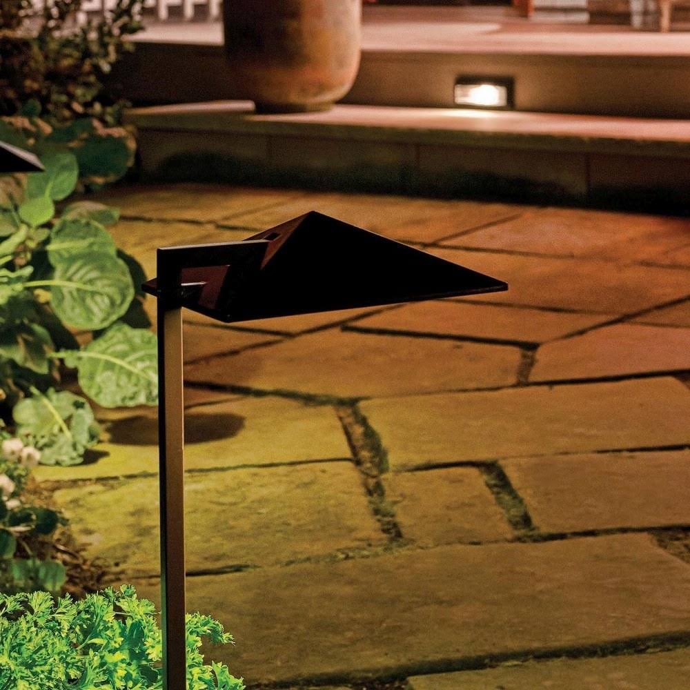 Satin Black LED Path Light R637598