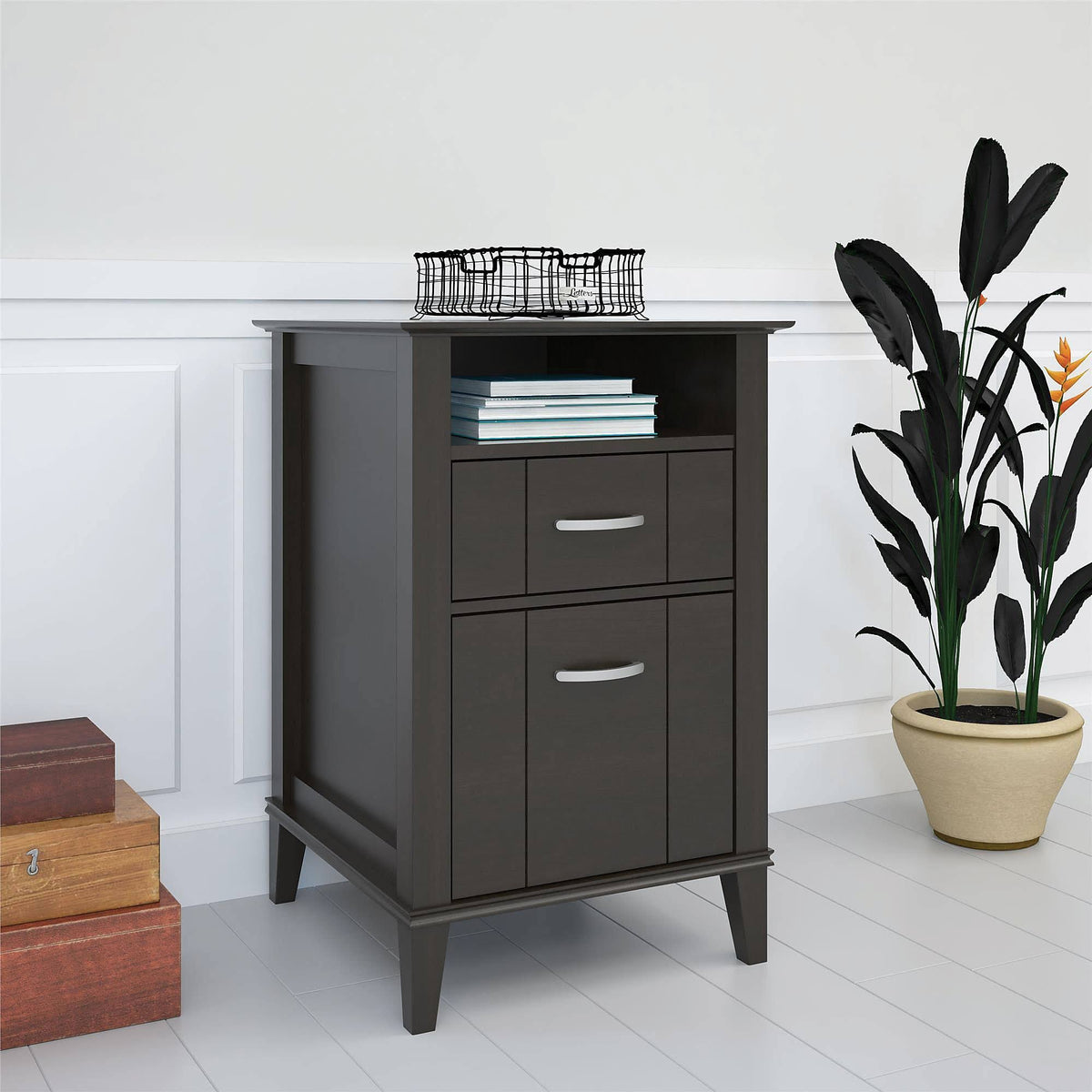 Espresso File Cabinet V857