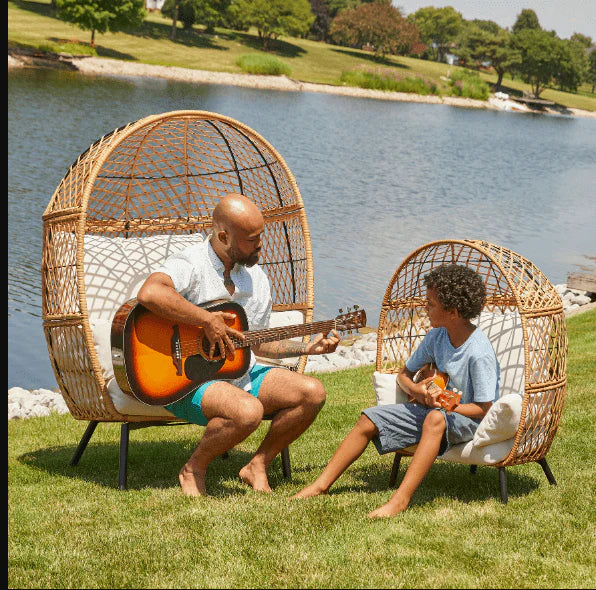 Outdoor Wicker Kid's Egg Chair P6618