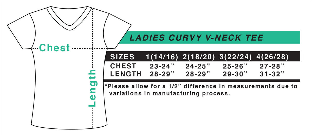 Women's Plus Size V-Neck T-Shirt M12101