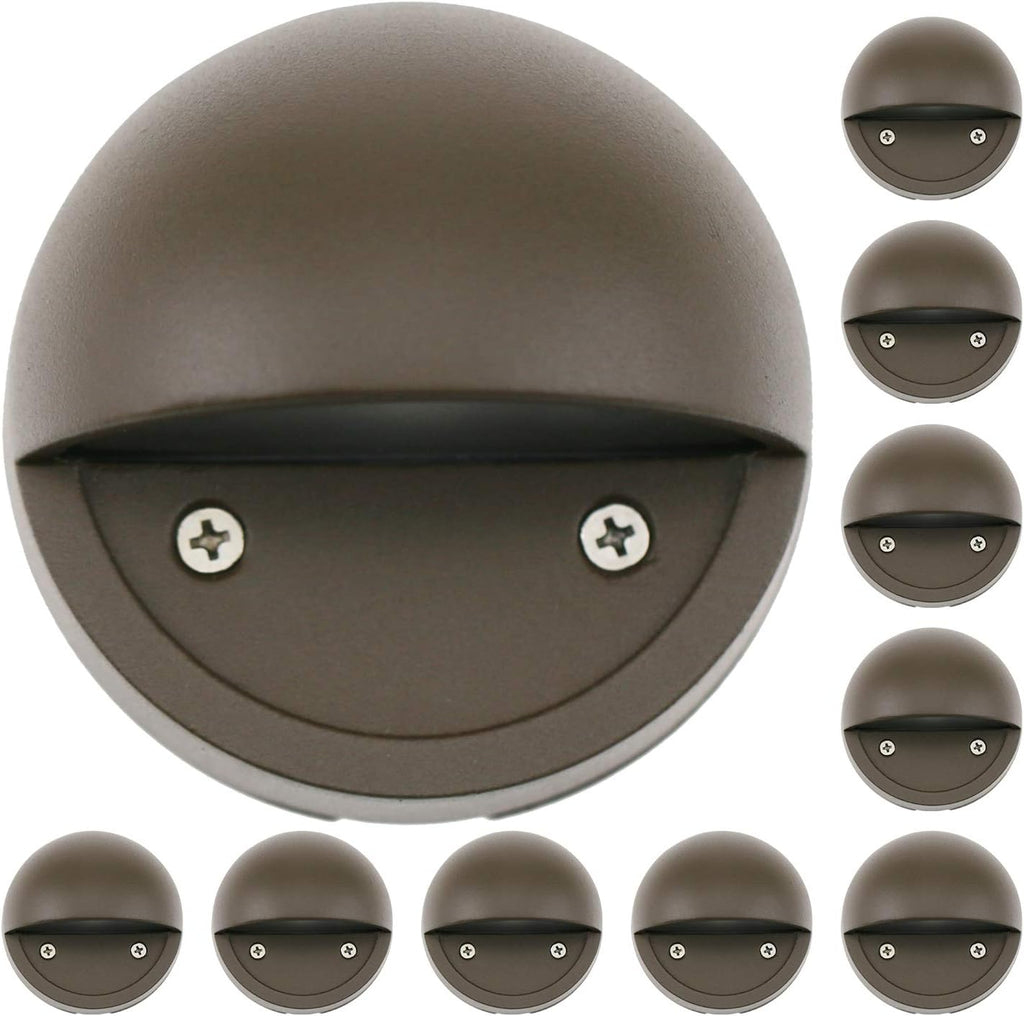 Bronze 2W LED Deck Lights, Pack of 10 P2269