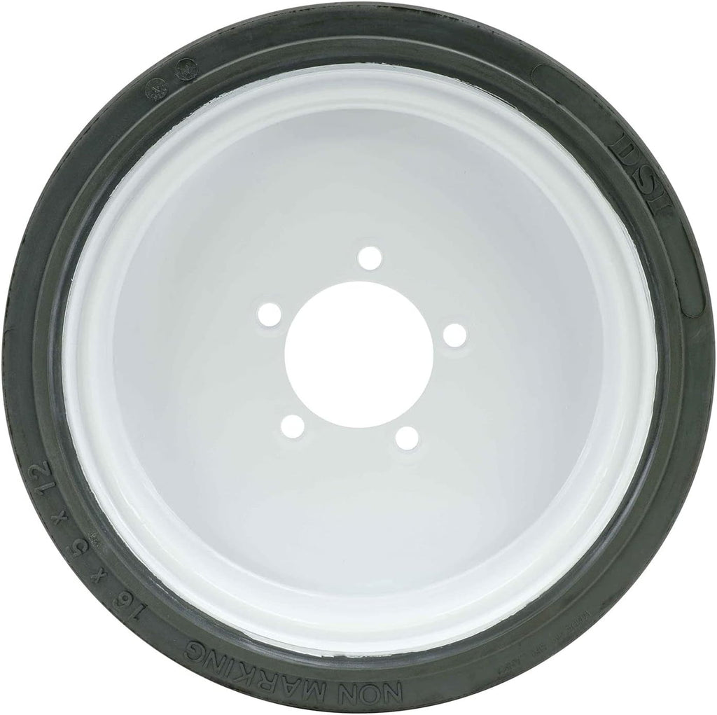 Non-Marking Scissor Lift Tires 16 x 5 x 12 Wheel Assembly U77549