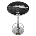 Round Bar Table with Metal Base I846402