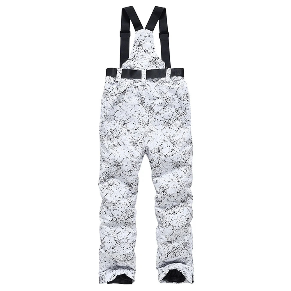 Waterproof Ski Pants with Adjustable Waist and Reinforced Knees V34297