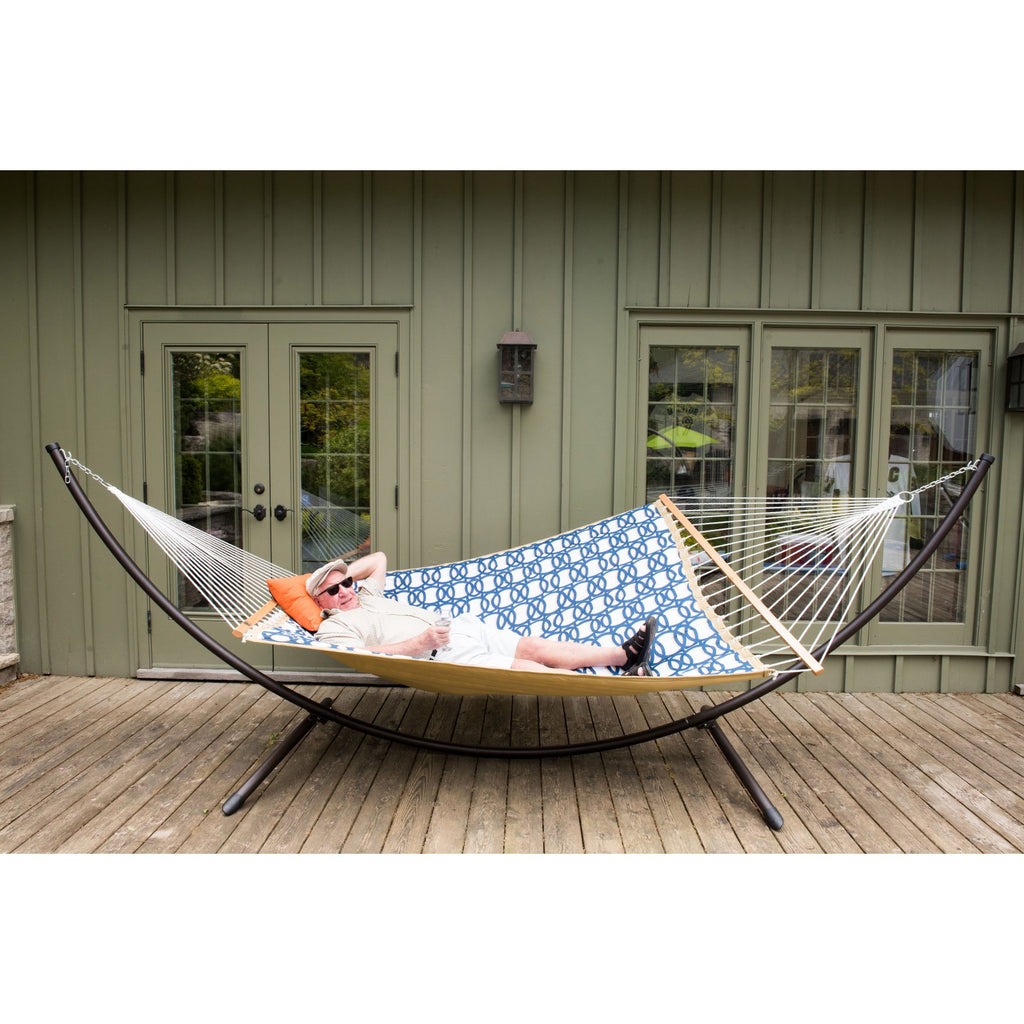 Quilted Fabric Double Hammock I61381