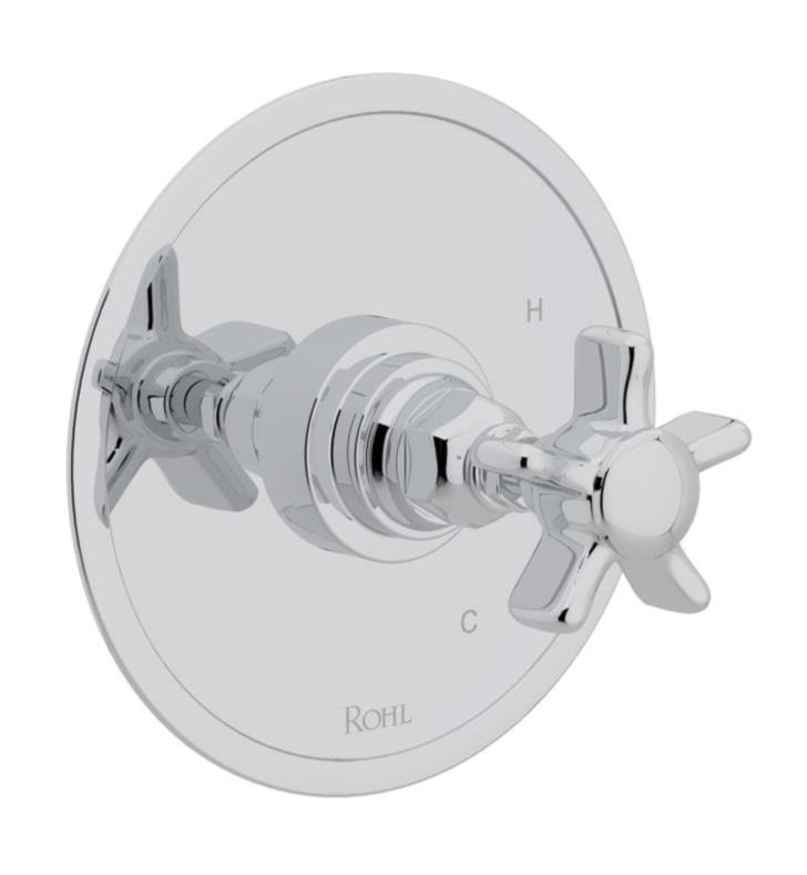 Polished Nickel Pressure Balance Trim with Lever Handles D2573