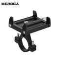 Black Metal Mobile Phone Holder for Motorcycle Scooter O99412