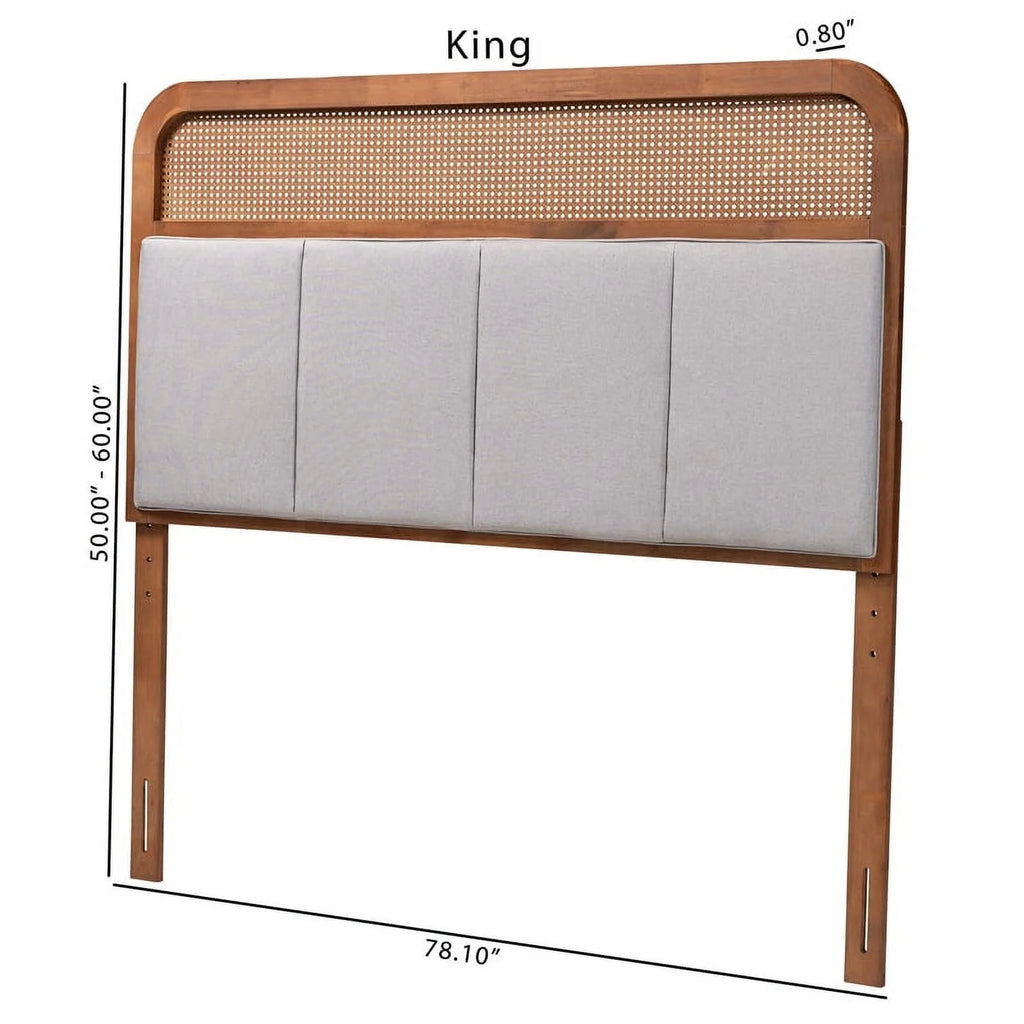 Wood & Fabric King Size Headboard C443406