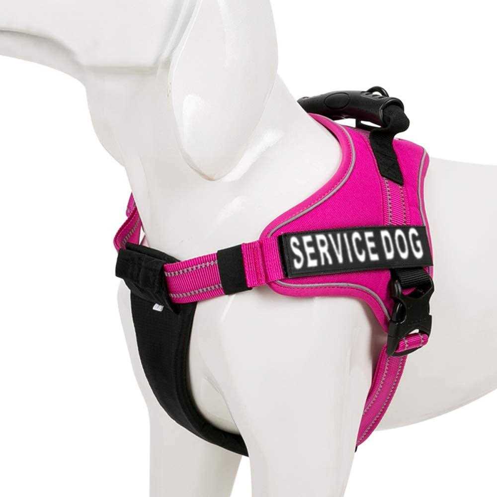 Service Dog Harness with Reflective Patches and Handle K616246