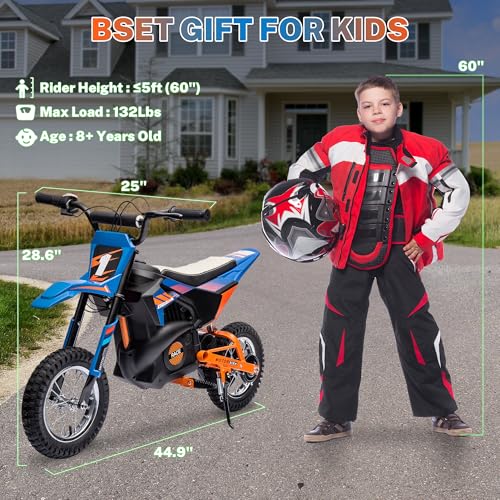 24V 250W Kids Electric Dirt Bike with Air-Filled Tires F3632