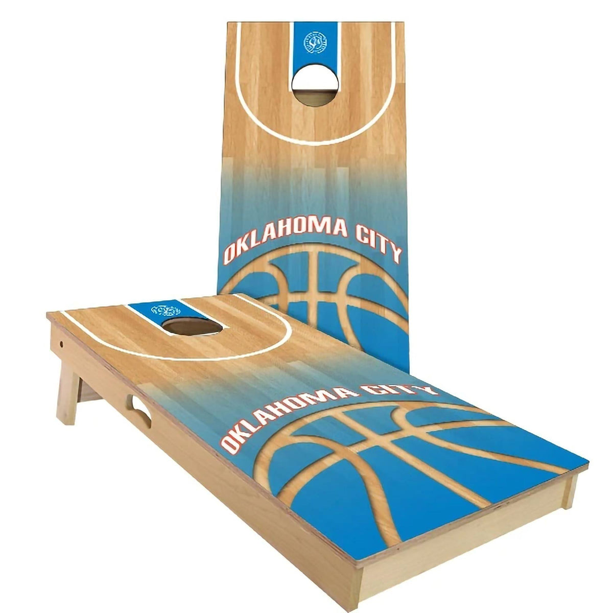 Cornhole Board Set with Lights & Case J588691