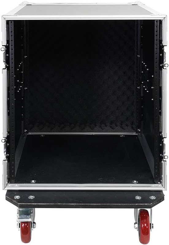 12U Pro Audio DJ Road Rack Case with Casters Y872287