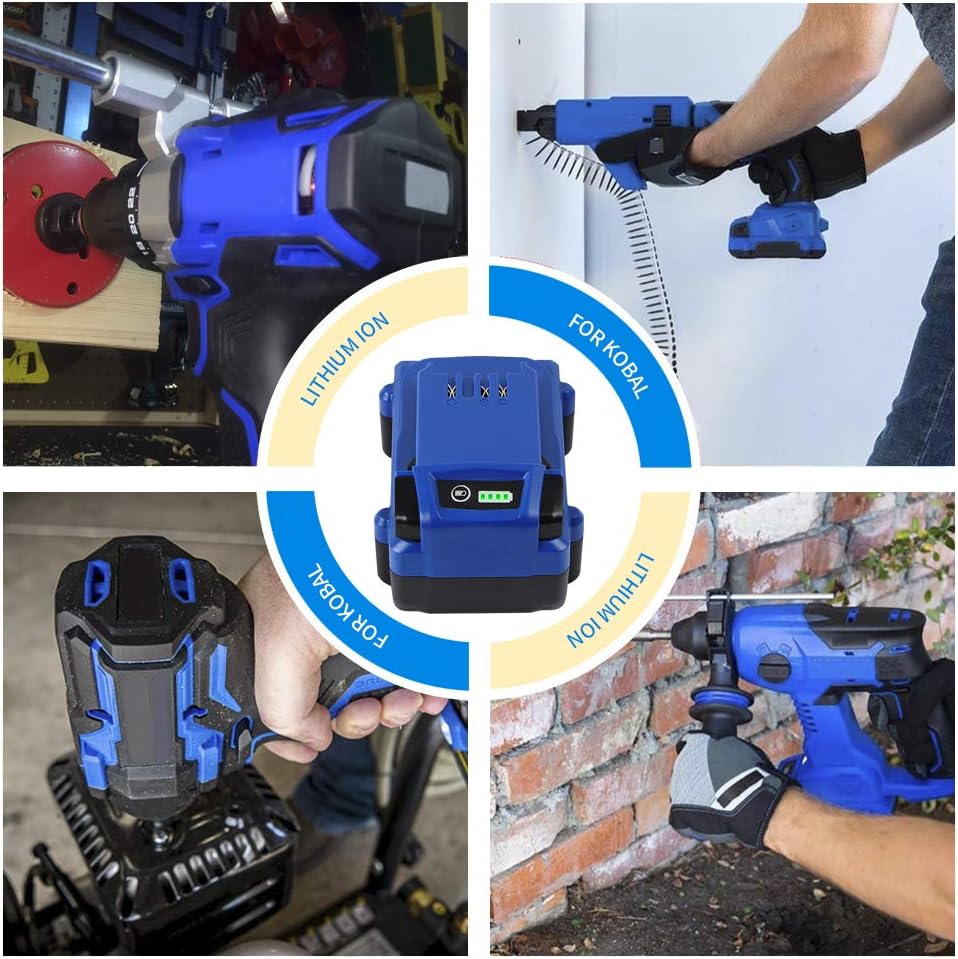 24V 5.0Ah Lithium Ion Cordless Tools Battery 2Pack C263