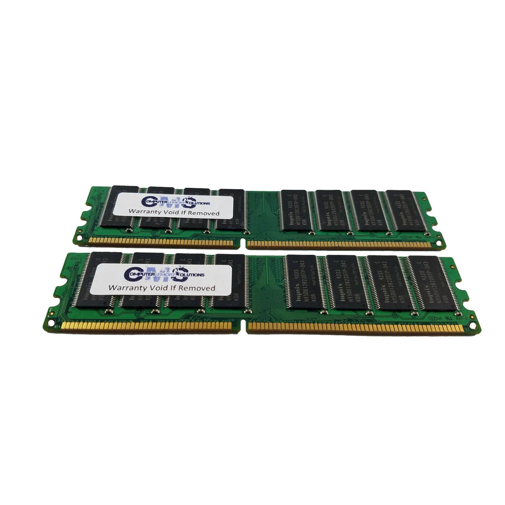 2GB (2X1GB) DDR1 3200 400MHZ NON ECC DIMM Memory Ram H37547