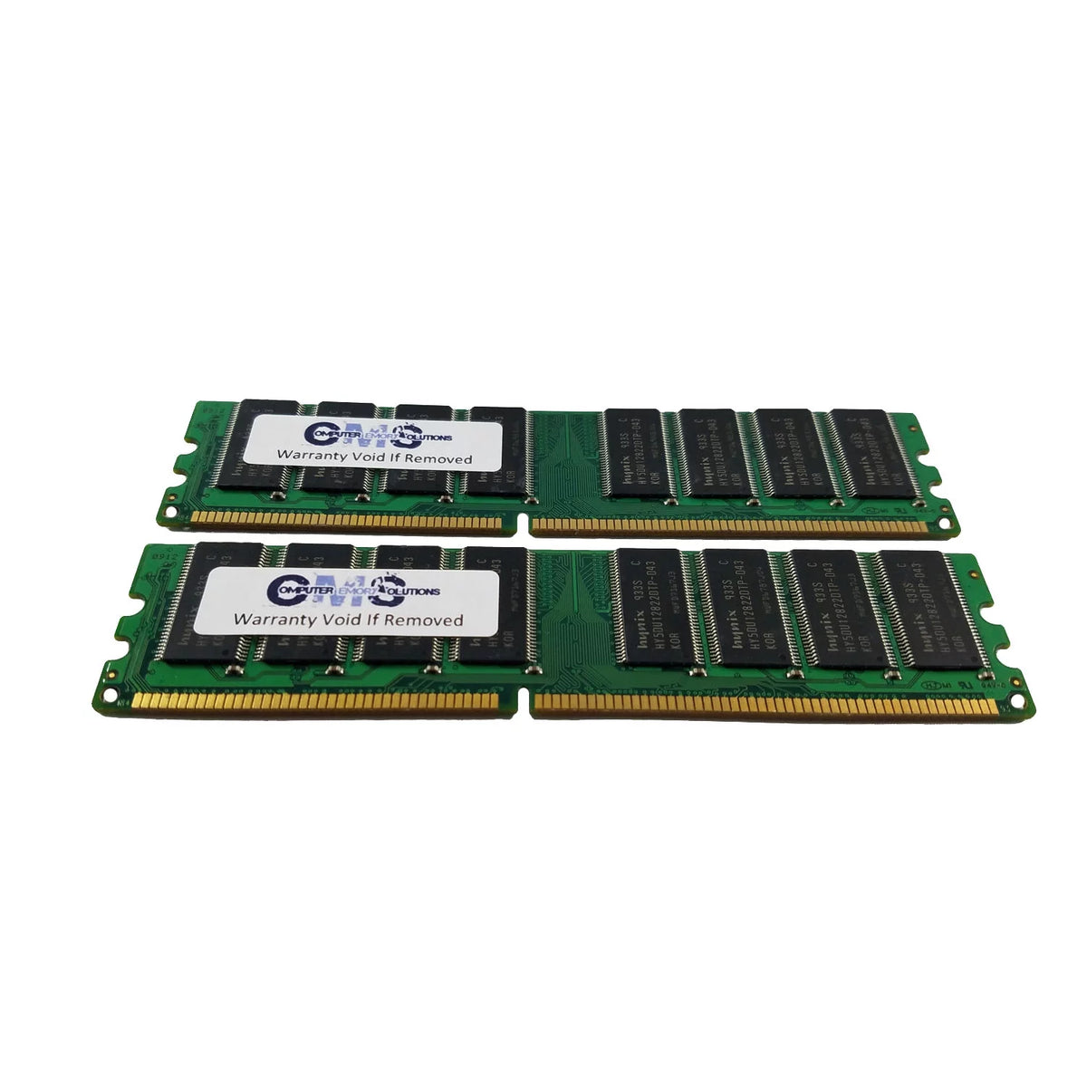2GB (2X1GB) DDR1 3200 400MHZ NON ECC DIMM Memory Ram H37547